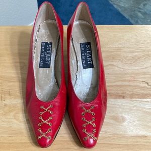 Red Stuart Weitzman-size 6AA